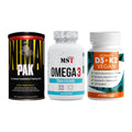 Grundversorgung: Universal + MST Omega 3 500 + ProFuel Vitamin – alle enthaltenen Artikel