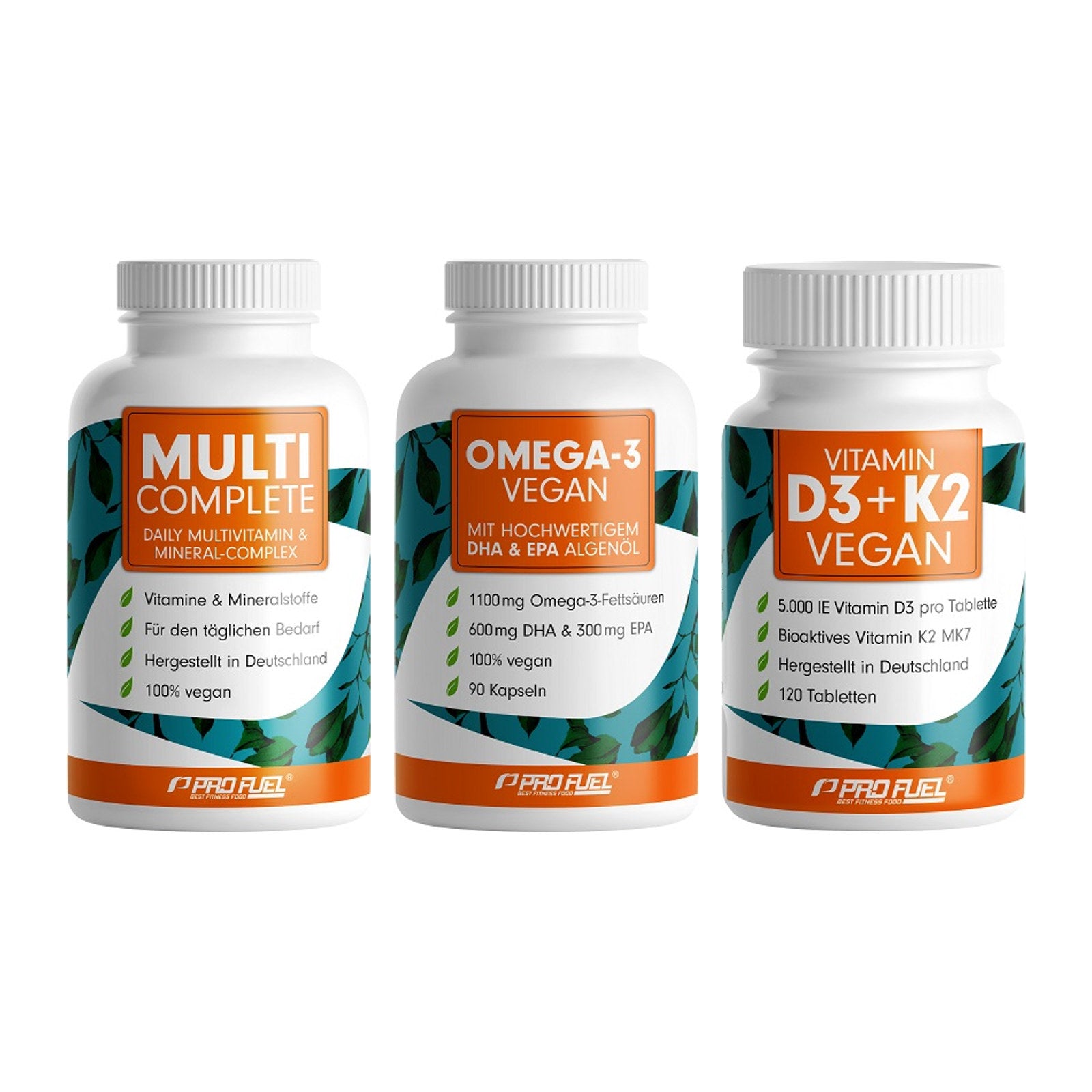 Grundversorgung: ProFuel MULTI + ProFuel Omega 3 + ProFuel Vitamin – alle enthaltenen Artikel