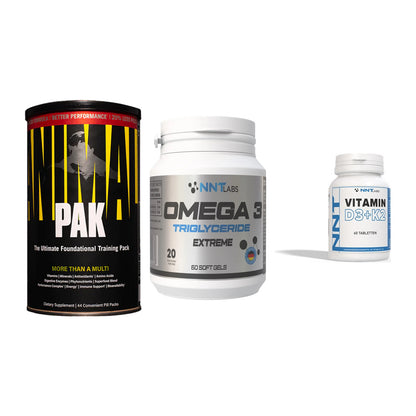 Grundversorgung: Universal + NNT Omega 3 + NNT Vitamin – alle enthaltenen Artikel