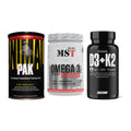 Grundversorgung: Universal + MST Omega 3 + Big Zone – alle enthaltenen Artikel