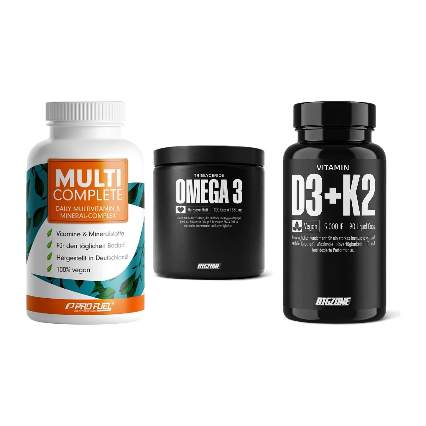 Grundversorgung: ProFuel MULTI + Big Zone Omega + Big Zone – alle enthaltenen Artikel