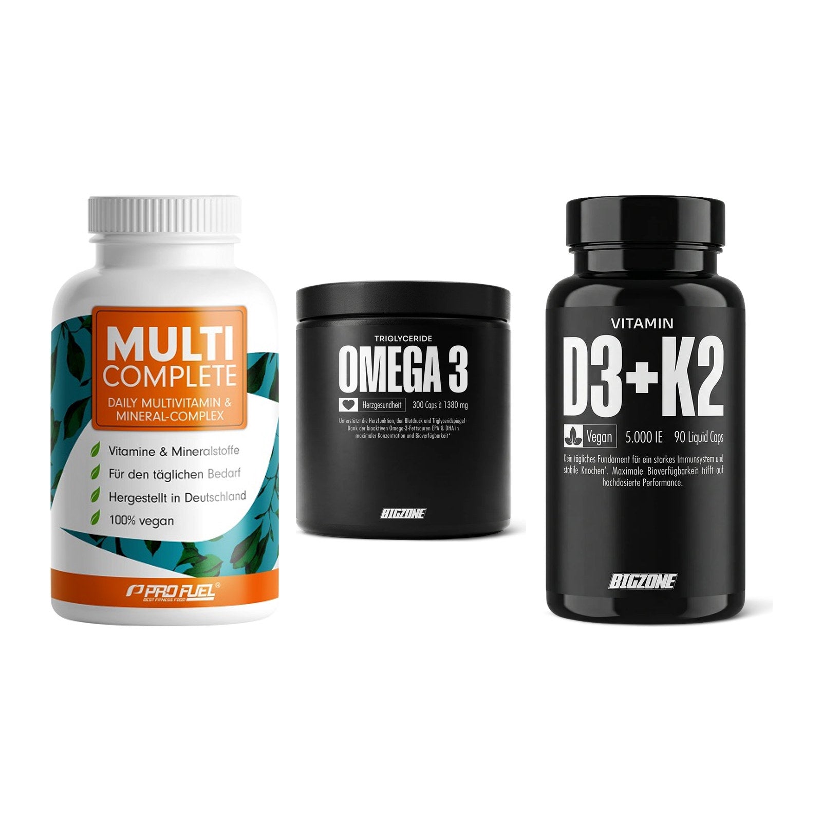 Grundversorgung: ProFuel MULTI + Big Zone Omega + Big Zone – alle enthaltenen Artikel