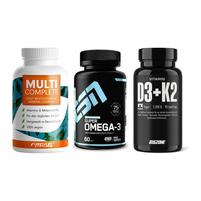 Grundversorgung: ProFuel MULTI + ESN Omega 3 + Big Zone – alle enthaltenen Artikel