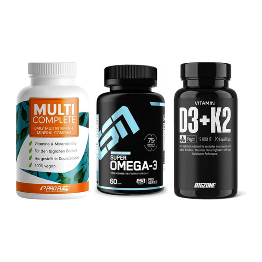 Grundversorgung: ProFuel MULTI + ESN Omega 3 + Big Zone – alle enthaltenen Artikel