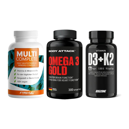 Grundversorgung: ProFuel MULTI + Body Attack + Big Zone – alle enthaltenen Artikel