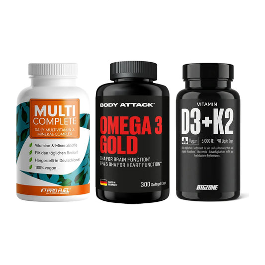 Grundversorgung: ProFuel MULTI + Body Attack + Big Zone – alle enthaltenen Artikel
