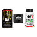 Grundversorgung: Universal + Big Zone Omega + MST Vitamin D3 – alle enthaltenen Artikel