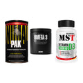 Grundversorgung: Universal + Big Zone Omega + MST Vitamin D3 – alle enthaltenen Artikel