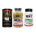 Grundversorgung: Universal + MST Omega 3 + MST Vitamin D3 – alle enthaltenen Artikel