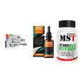 Grundversorgung: Olimp Vita-Min + ProFuel Omega 3 + MST Vitamin D3 – alle enthaltenen Artikel