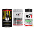 Grundversorgung: Universal + MST Omega 3 + MST Vitamin D3 – alle enthaltenen Artikel