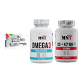 Grundversorgung: Olimp Vita-Min + MST Omega 3 500 + MST Vitamin D3 – alle enthaltenen Artikel