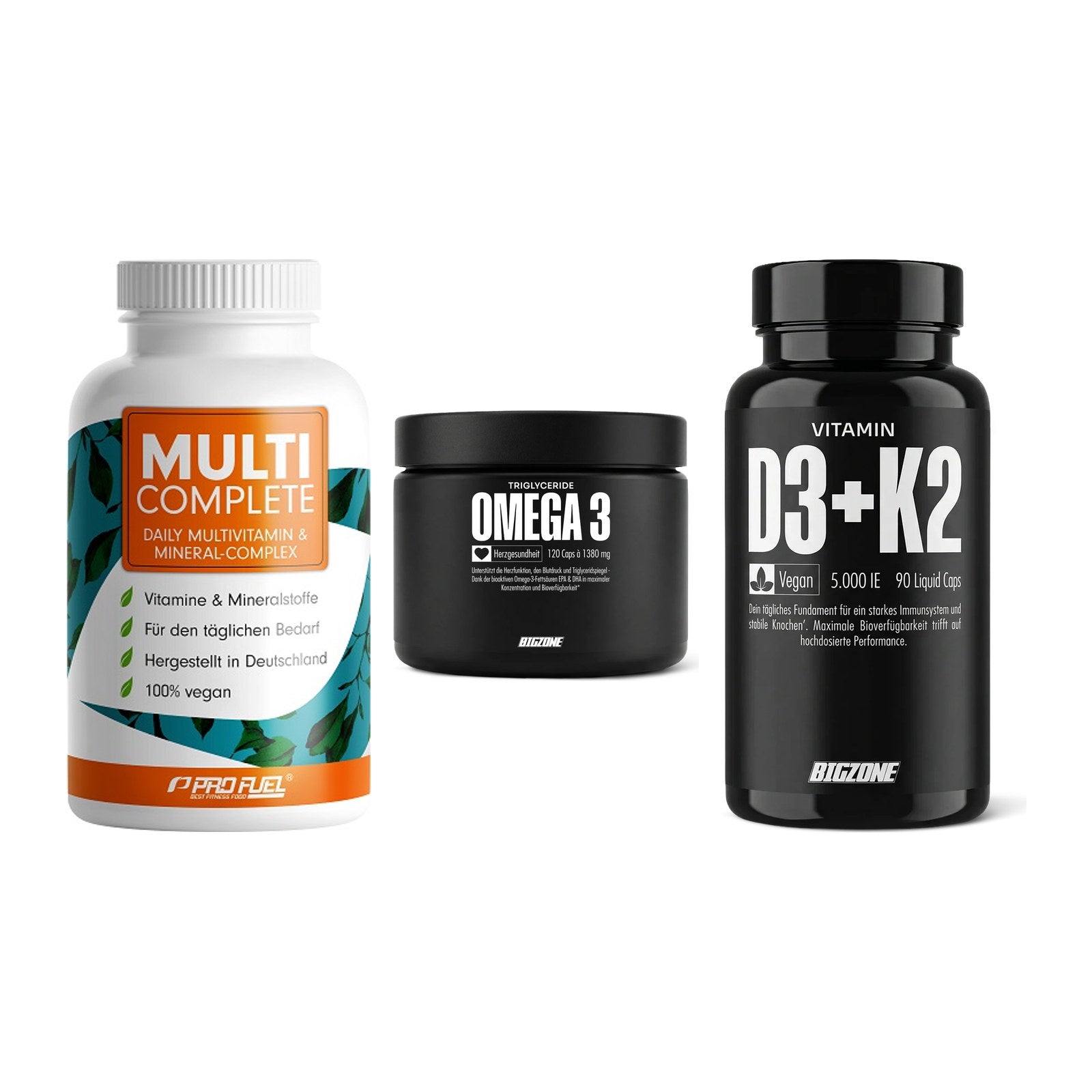 Grundversorgung: ProFuel MULTI + Big Zone Omega + Big Zone – alle enthaltenen Artikel