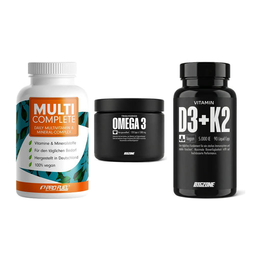 Grundversorgung: ProFuel MULTI + Big Zone Omega + Big Zone – alle enthaltenen Artikel