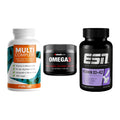 Grundversorgung: ProFuel MULTI + Sinob Omega 3 + ESN Vitamin D3 – alle enthaltenen Artikel
