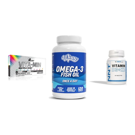 Grundversorgung: Olimp Vita-Min + Wispy Omega 3 + NNT Vitamin – alle enthaltenen Artikel