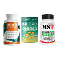 Grundversorgung: ProFuel MULTI + INLEAD Omega-3 + MST Vitamin D3 – alle enthaltenen Artikel