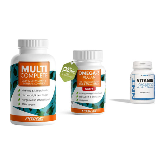 Grundversorgung: ProFuel MULTI + ProFuel Omega 3 + NNT Vitamin – alle enthaltenen Artikel