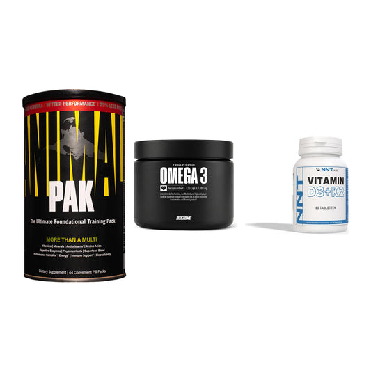 Grundversorgung: Universal + Big Zone Omega + NNT Vitamin – alle enthaltenen Artikel