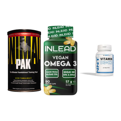 Grundversorgung: Universal + INLEAD Vegan + NNT Vitamin – alle enthaltenen Artikel