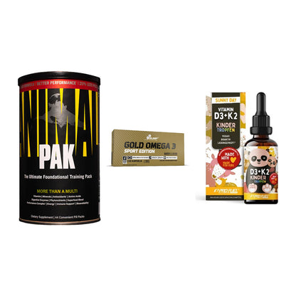 Grundversorgung: Universal + Olimp Omega 3 + ProFuel VITAMIN – alle enthaltenen Artikel