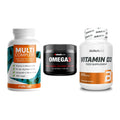 Grundversorgung: ProFuel MULTI + Sinob Omega 3 + BioTech Vitamin – alle enthaltenen Artikel