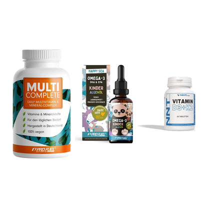 Grundversorgung: ProFuel MULTI + ProFuel OMEGA-3 + NNT Vitamin – alle enthaltenen Artikel
