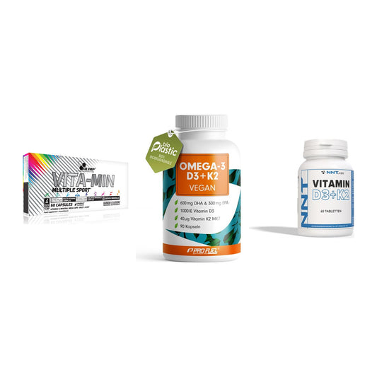Grundversorgung: Olimp Vita-Min + ProFuel Omega 3 + NNT Vitamin – alle enthaltenen Artikel