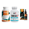 Grundversorgung: ProFuel MULTI + MST Omega 3 500 + ProFuel Vitamin – alle enthaltenen Artikel