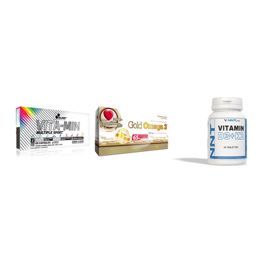 Grundversorgung: Olimp Vita-Min + Olimp Omega 3 + NNT Vitamin – alle enthaltenen Artikel