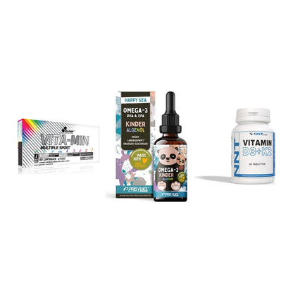 Grundversorgung: Olimp Vita-Min + ProFuel OMEGA-3 + NNT Vitamin – alle enthaltenen Artikel