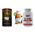 Grundversorgung: Universal + ProFuel Omega 3 + MST Vitamin D3 – alle enthaltenen Artikel