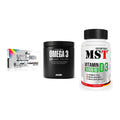 Grundversorgung: Olimp Vita-Min + Big Zone Omega + MST Vitamin D3 – alle enthaltenen Artikel
