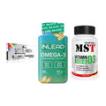 Grundversorgung: Olimp Vita-Min + INLEAD Omega-3 + MST Vitamin D3 – alle enthaltenen Artikel
