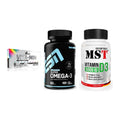 Grundversorgung: Olimp Vita-Min + ESN Omega 3 + MST Vitamin D3 – alle enthaltenen Artikel