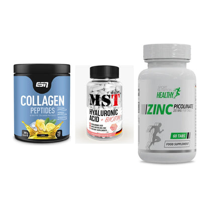 Haut, Haare & Nägel: ESN Collagen + MST Hyaluronic + MST Healthy – alle enthaltenen Artikel