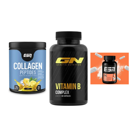 Haut, Haare & Nägel: ESN Collagen + GN Vitamin + ESN Zinc – alle enthaltenen Artikel