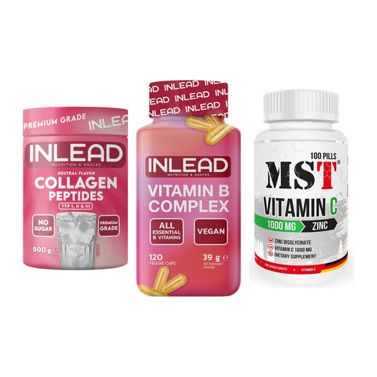 Haut, Haare & Nägel: INLEAD Collage + INLEAD Vitamin + MST Vitamin C – alle enthaltenen Artikel