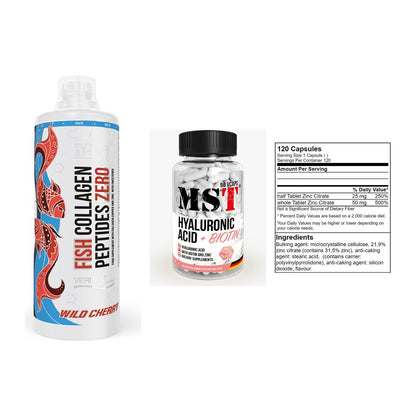 Haut, Haare & Nägel: MST Fish + MST Hyaluronic + GN Zinc Citrat – alle enthaltenen Artikel