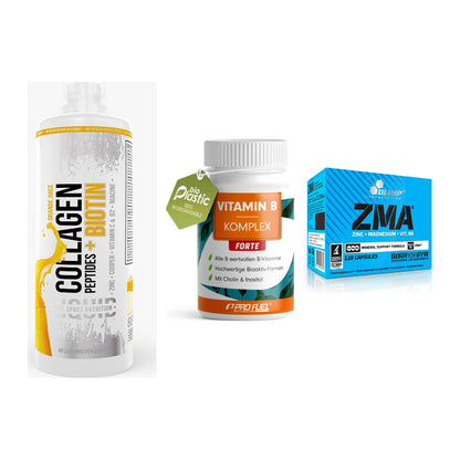 Haut, Haare & Nägel: MST Collagen + ProFuel Vitami + Olimp ZMA – alle enthaltenen Artikel