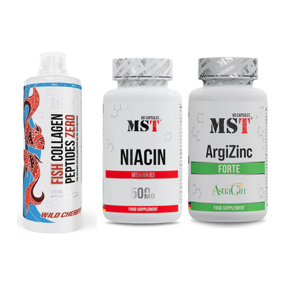Haut, Haare & Nägel: MST Fish + MST Niacin + MST ArgiZinc – alle enthaltenen Artikel
