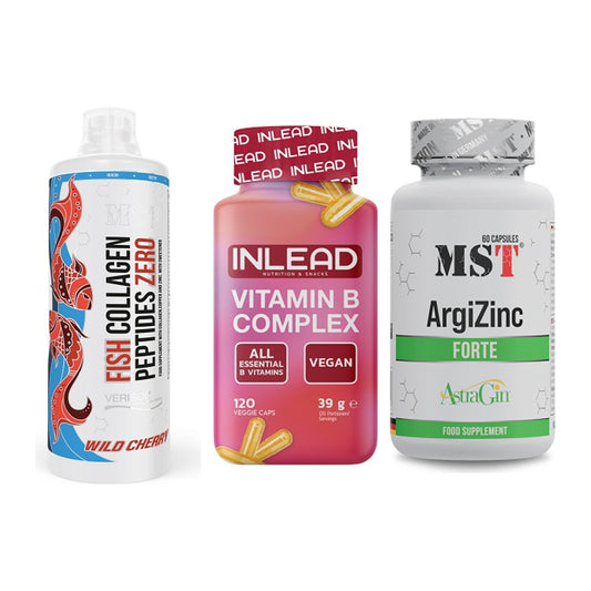 Haut, Haare & Nägel: MST Fish + INLEAD Vitamin + MST ArgiZinc – alle enthaltenen Artikel