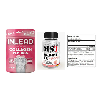 Haut, Haare & Nägel: INLEAD Collage + MST Hyaluronic + GN Zinc Citrat – alle enthaltenen Artikel