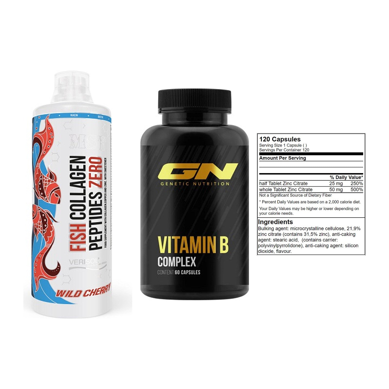 Haut, Haare & Nägel: MST Fish + GN Vitamin + GN Zinc Citrat – alle enthaltenen Artikel