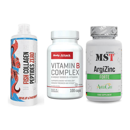 Haut, Haare & Nägel: MST Fish + Body Attack + MST ArgiZinc – alle enthaltenen Artikel