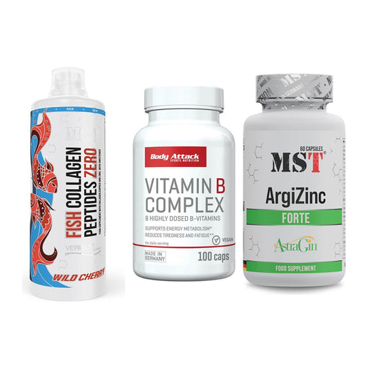 Haut, Haare & Nägel: MST Fish + Body Attack + MST ArgiZinc – alle enthaltenen Artikel