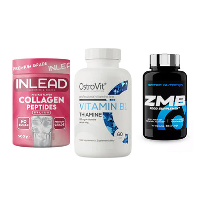 Haut, Haare & Nägel: INLEAD Collage + Ostrovit + Scitec ZMB – alle enthaltenen Artikel