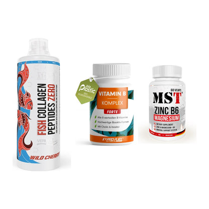 Haut, Haare & Nägel: MST Fish + ProFuel Vitami + MST Zinc – alle enthaltenen Artikel