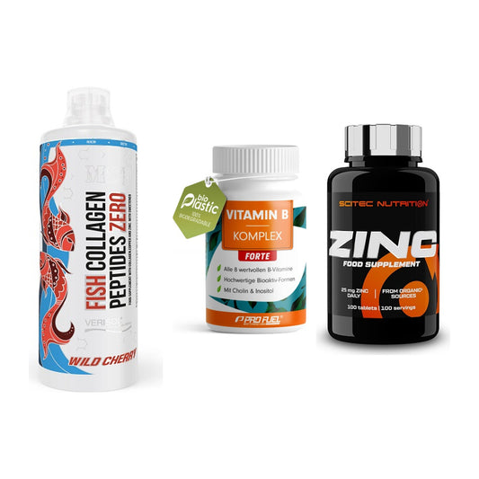 Haut, Haare & Nägel: MST Fish + ProFuel Vitami + Scitec Zinc – alle enthaltenen Artikel