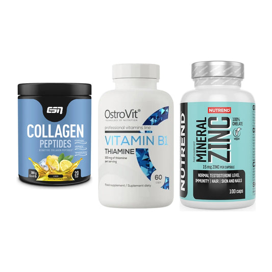 Haut, Haare & Nägel: ESN Collagen + Ostrovit + Nutrend Zinc – alle enthaltenen Artikel